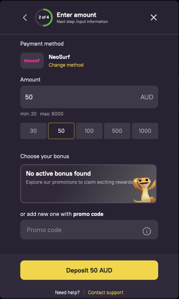 Zoome Casino Deposits